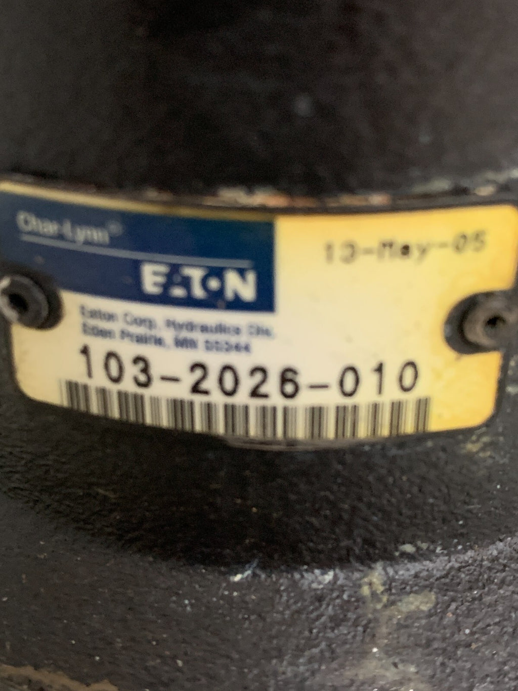 EATON CHAR-LYNN HYDRAULIC MOTOR 103-2026-0002