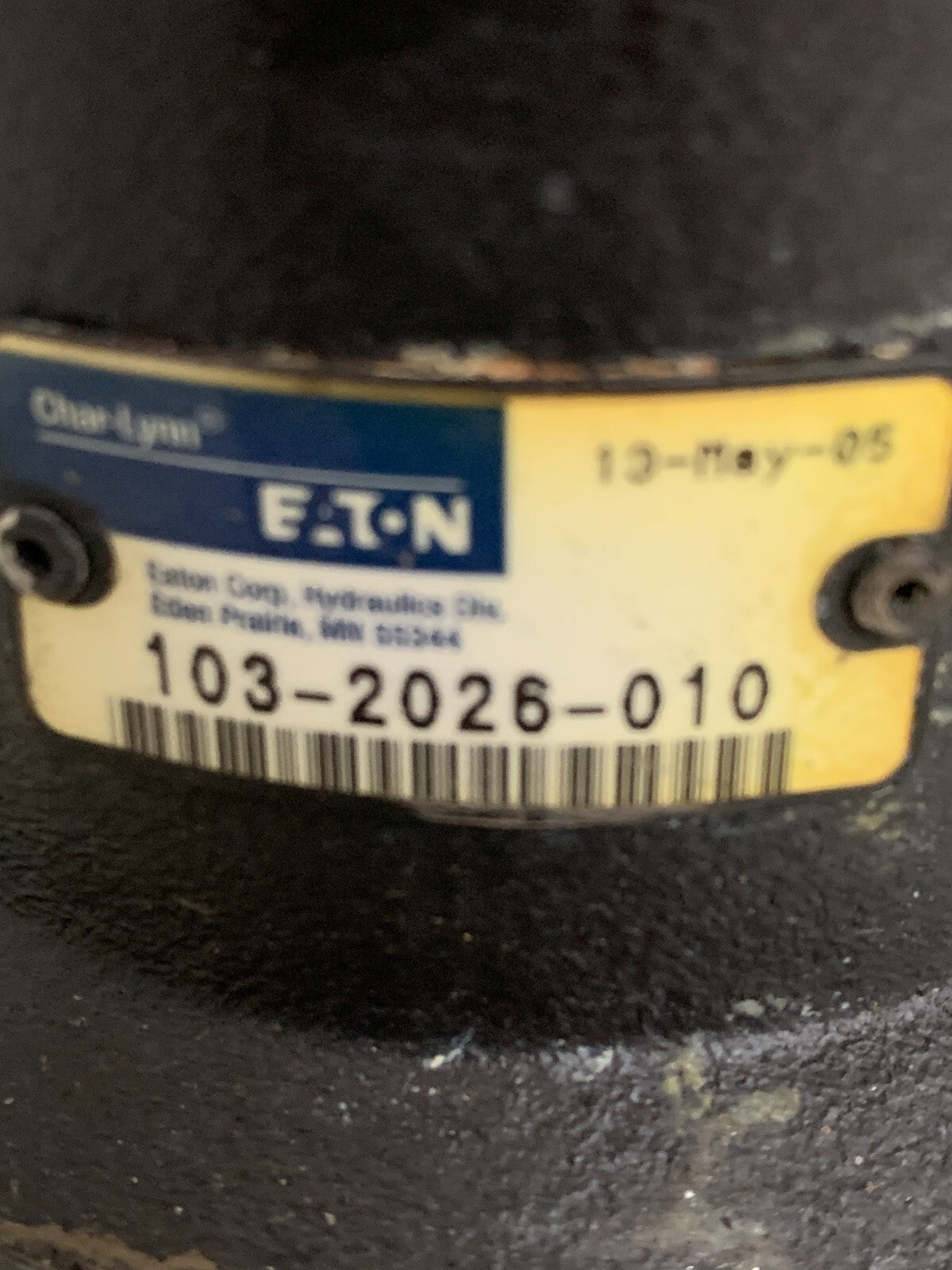 EATON CHAR-LYNN HYDRAULIC MOTOR 103-2026-0002