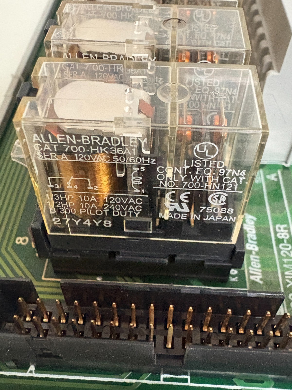ALLEN BRADLEY RELAY MASTER MODULE 1492-XIM120-BR A2