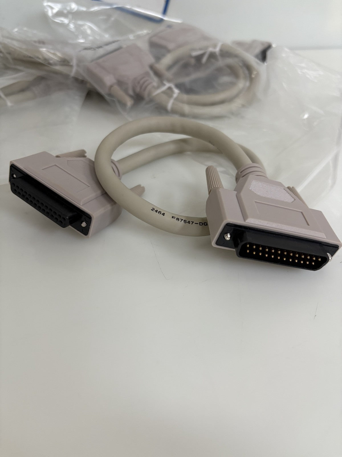 LOT OF 5  PAN INT. TYCO FEMALE MALE 18" COMPUTER CABLE PC99-002-2-0  24641