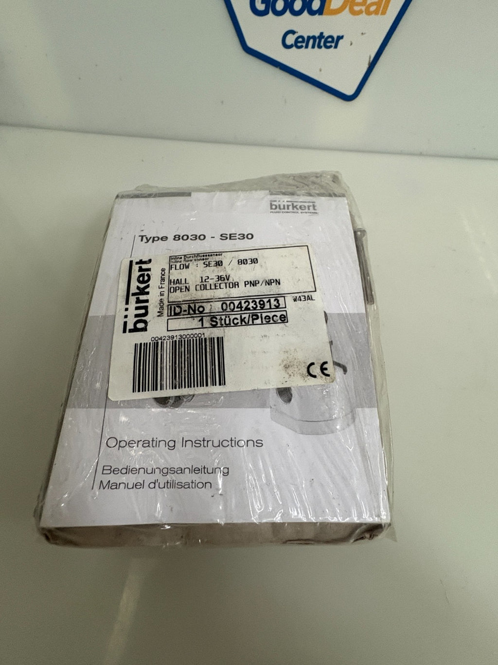 BURKERT TURBINE FLOWMETER TYPE 8030 004239133