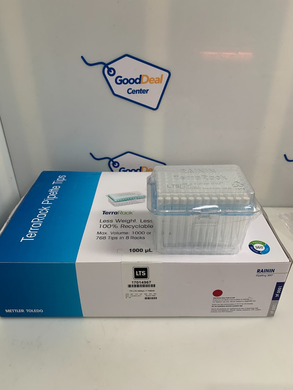 METTLER TOLEDO RAININ TERRA RACK PIPETTE TIPS 1000uL 17014967