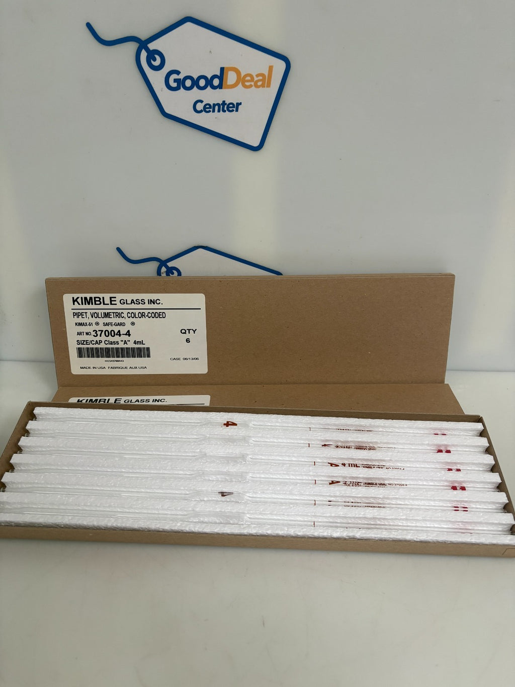 LOT OF 12 KIMBLE VOLUMETRIC COLOR CODED KIMAX 51 PIPET #9370040003