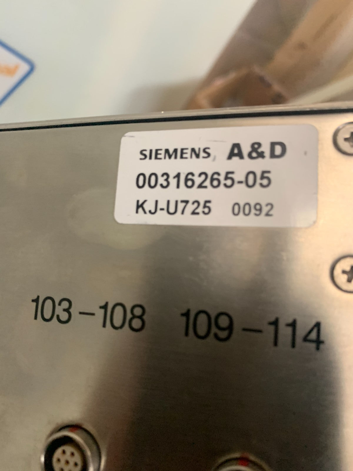 SIEMENS FEEDER TROLLEY COMMUNICATION MODULE 00316265-052