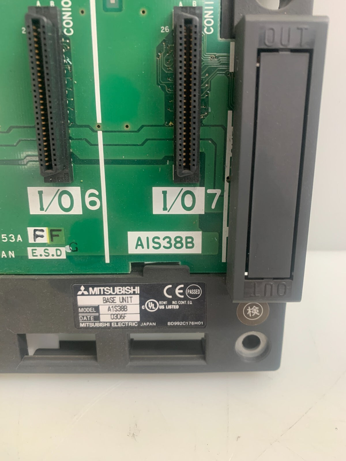 MITSUBISHI A1S-38B Base Unit A1S38B (Used, Good condition)