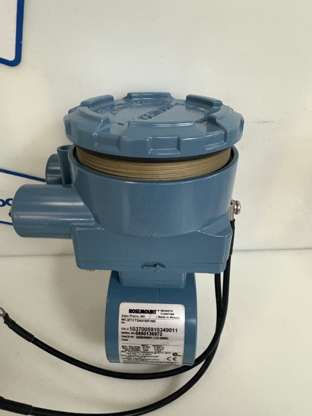 EMERSON ROSEMOUNT MAGNETIC FLOWTUBE 8711TSA015R1N0
