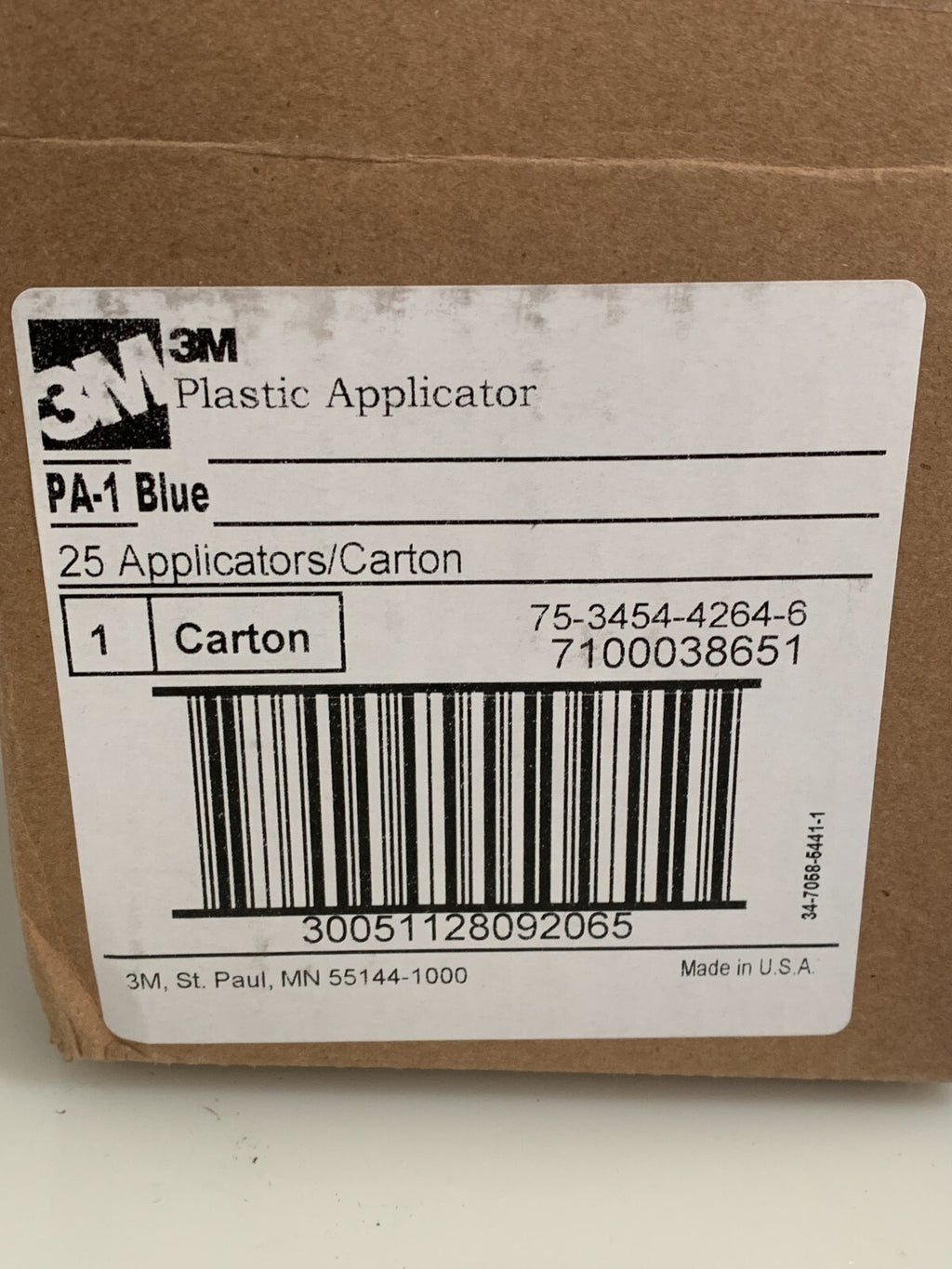 3M Hand Applicator PA1-B Blue Squeegee  (Box of 25)