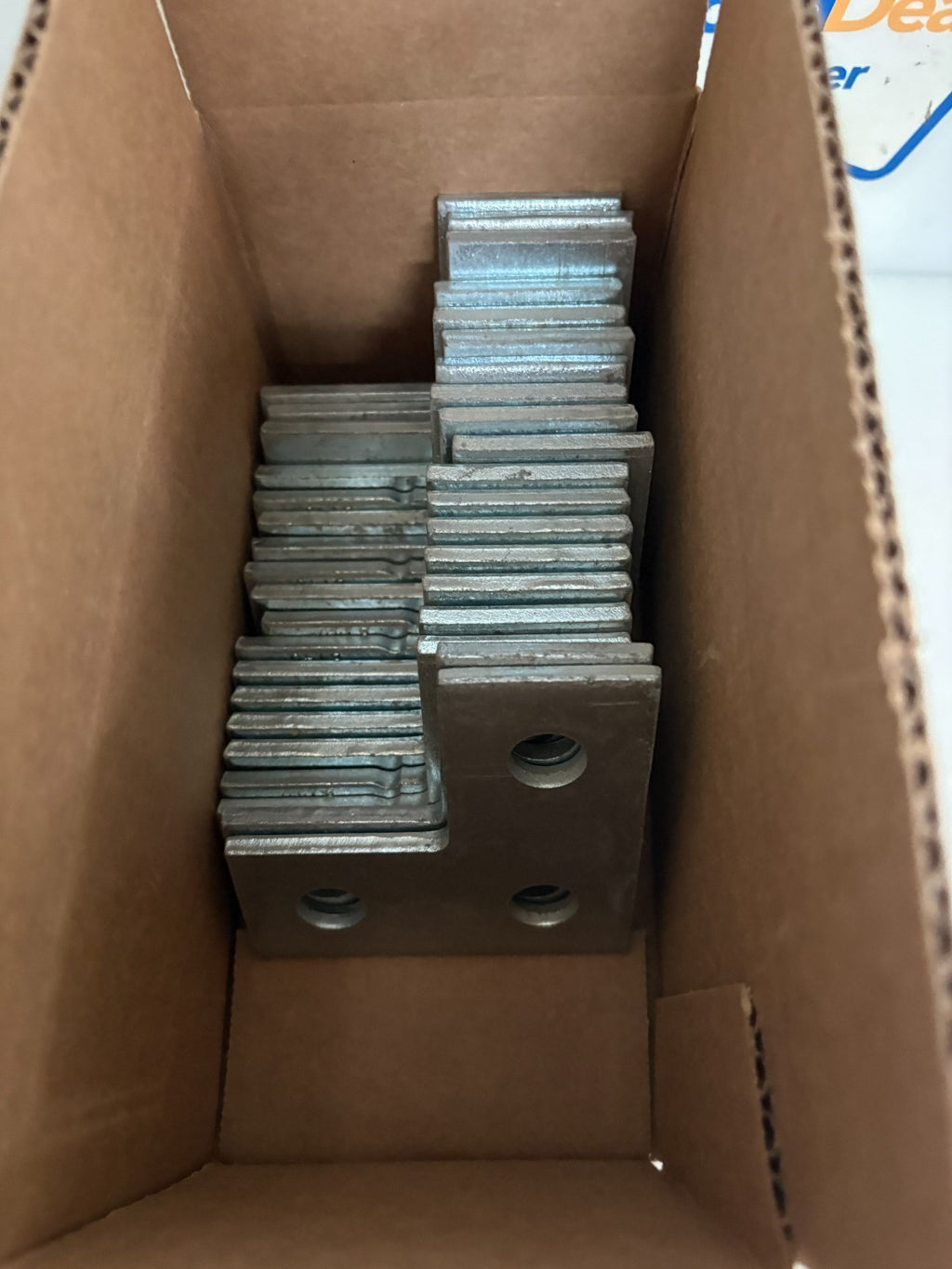 COOPER B LINE ZINC 3 HOLE CORNER PLATE B140 2