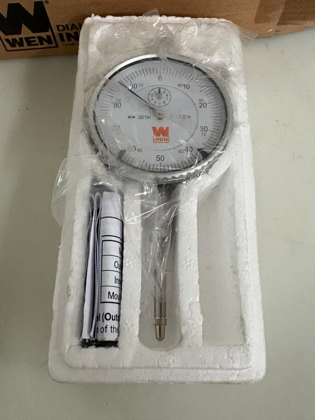 WEN PRODUCTS DIAL INDICATOR .001" RESOLUTION1