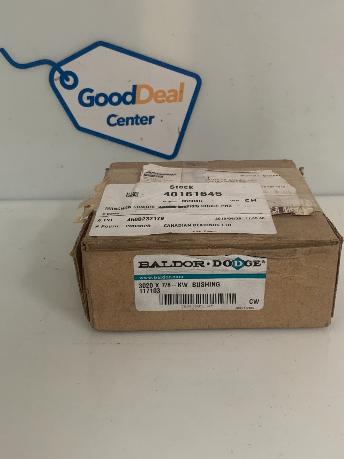 BALDOR DODGE 1 7/8" TAPER LOCK BUSHING 3020X7/8 - KW