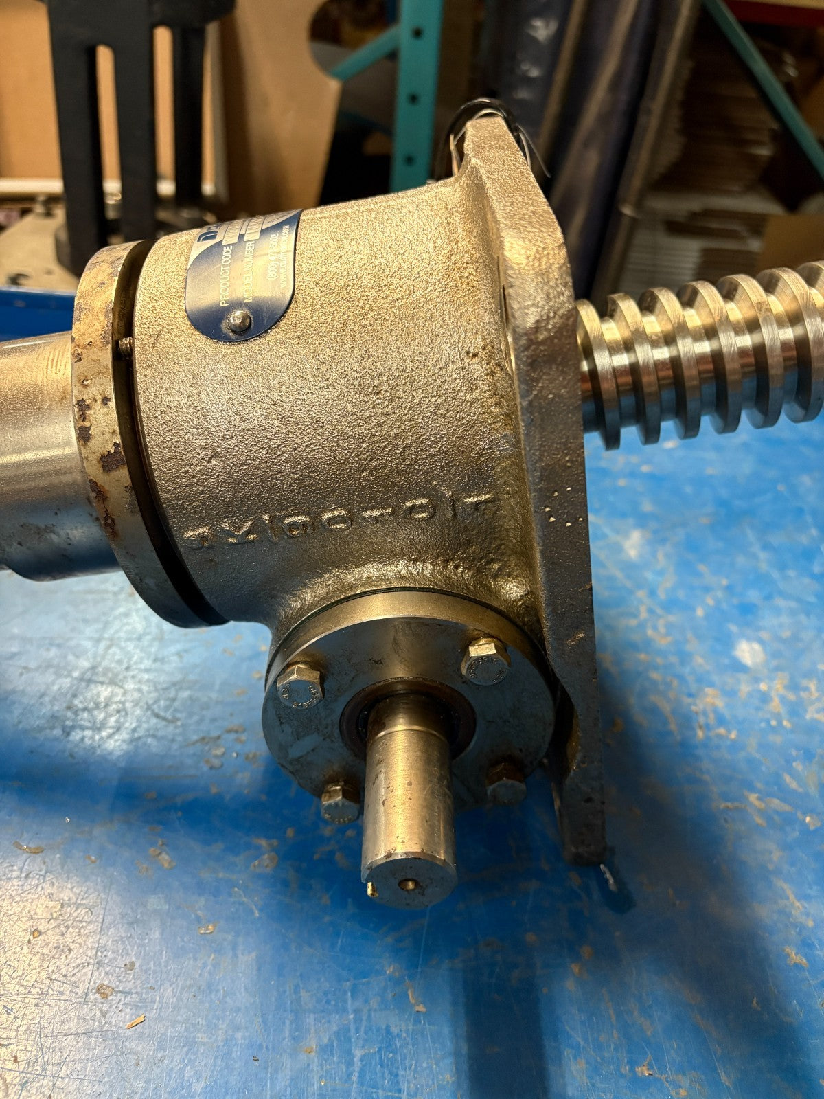 DUFF NORTON STAINLESS WORN GEAR ACTUATOR KKWB700708ZAD MODEL M10409-355