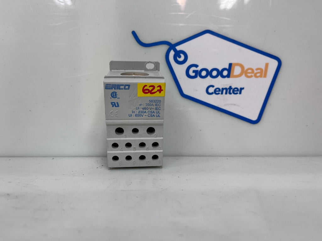 Lot of 3 Erico 563220 Small Distributor