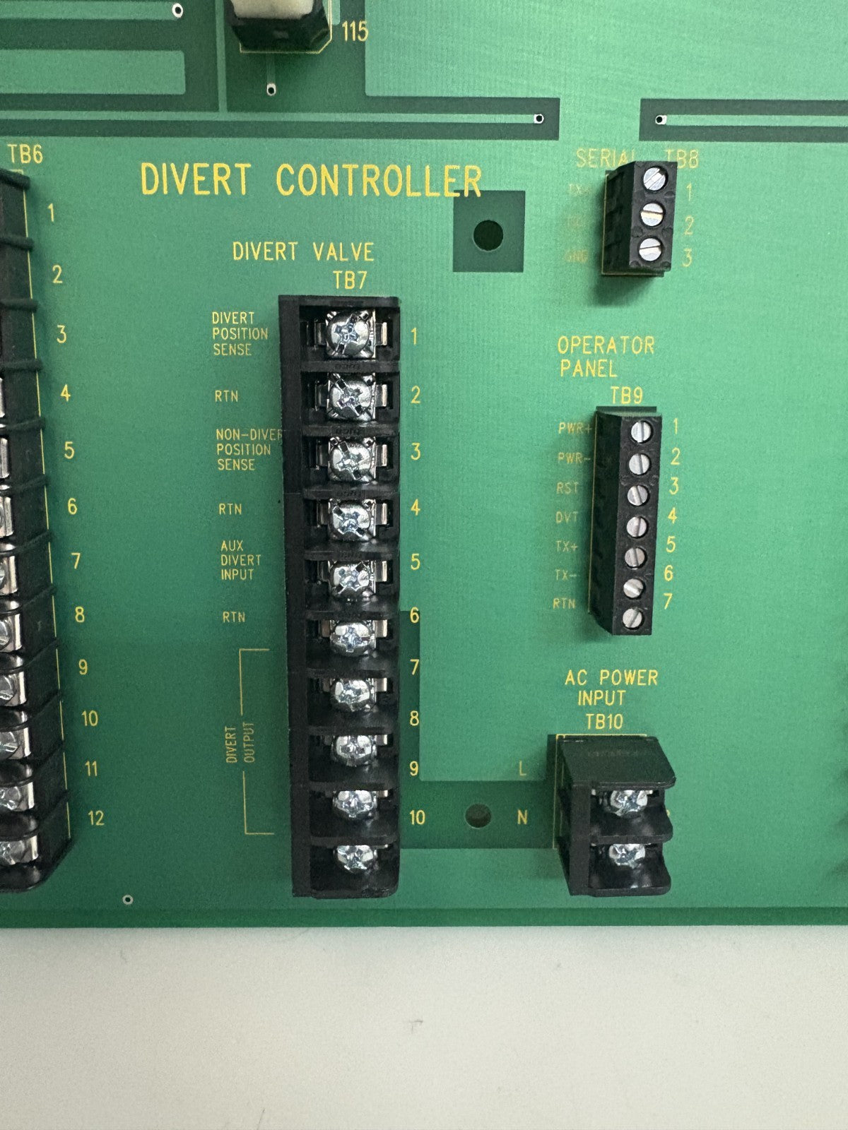 LIQUID SOLIDS CONTROL MOTHER BOARD PANEL 1022405 PC5 REVC2