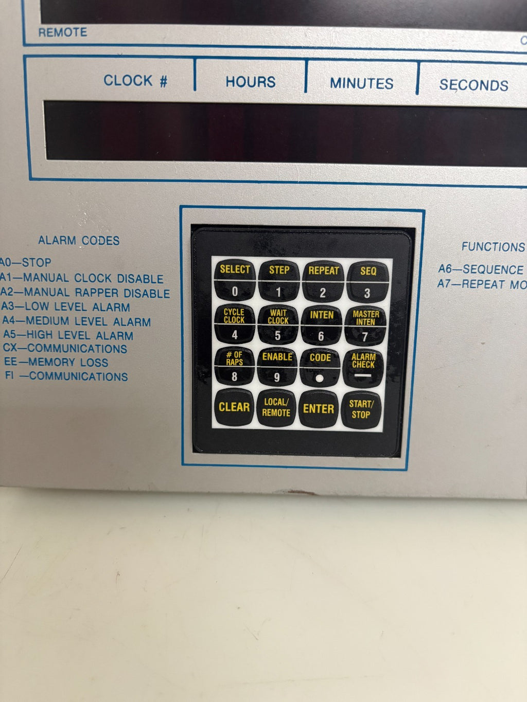 RESEARCH-COTTRELL MICROPROCESSOR RAPPER CONTROL MODEL 307897-B