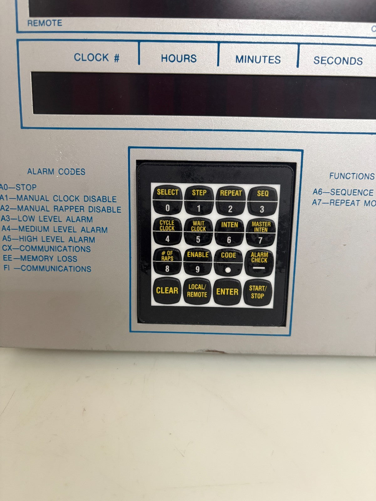 RESEARCH-COTTRELL MICROPROCESSOR RAPPER CONTROL MODEL 307897-B