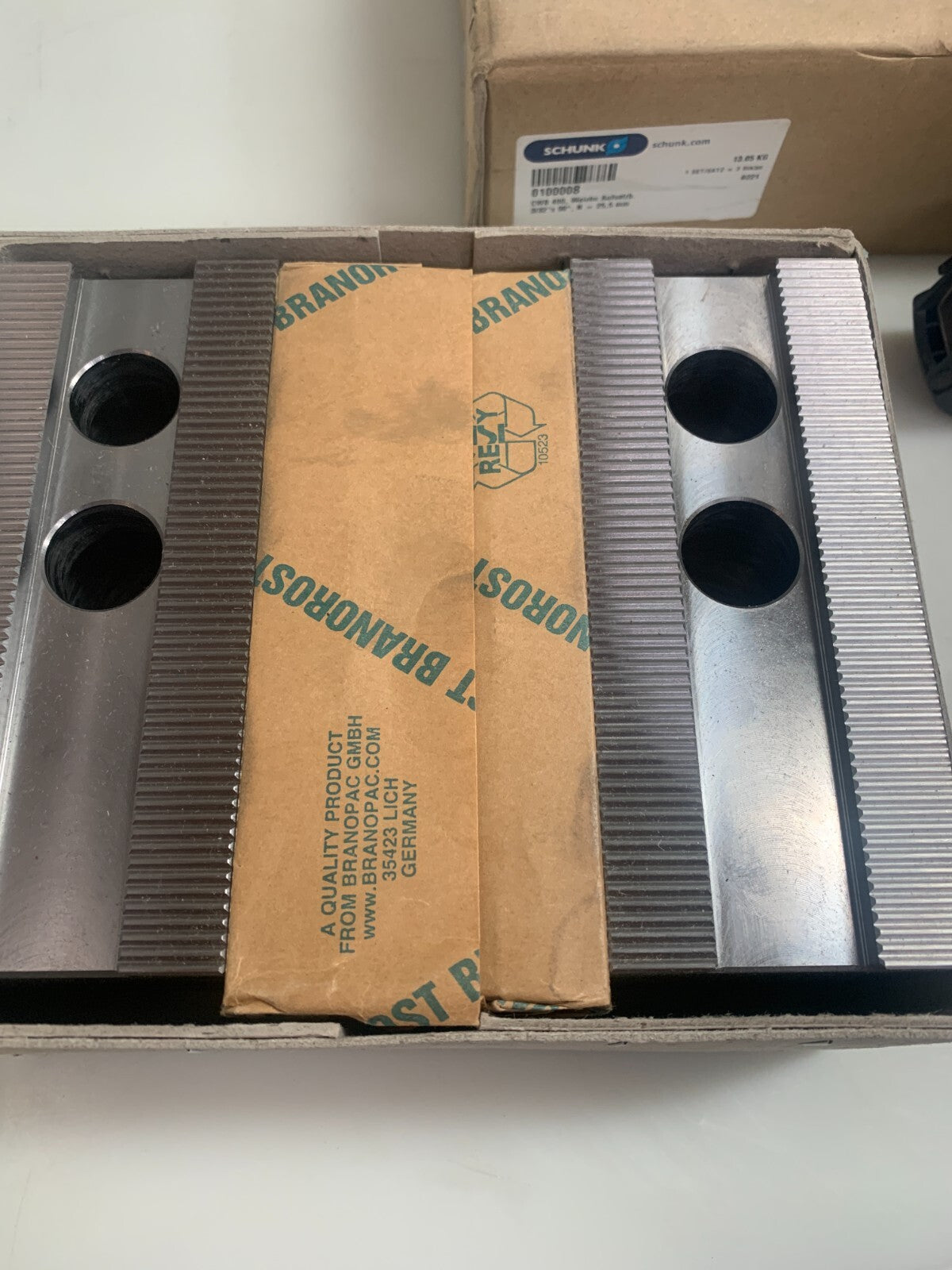 SET OF 3 NEW SCHUNK SOFT TOP JAWS CWB-400 010008