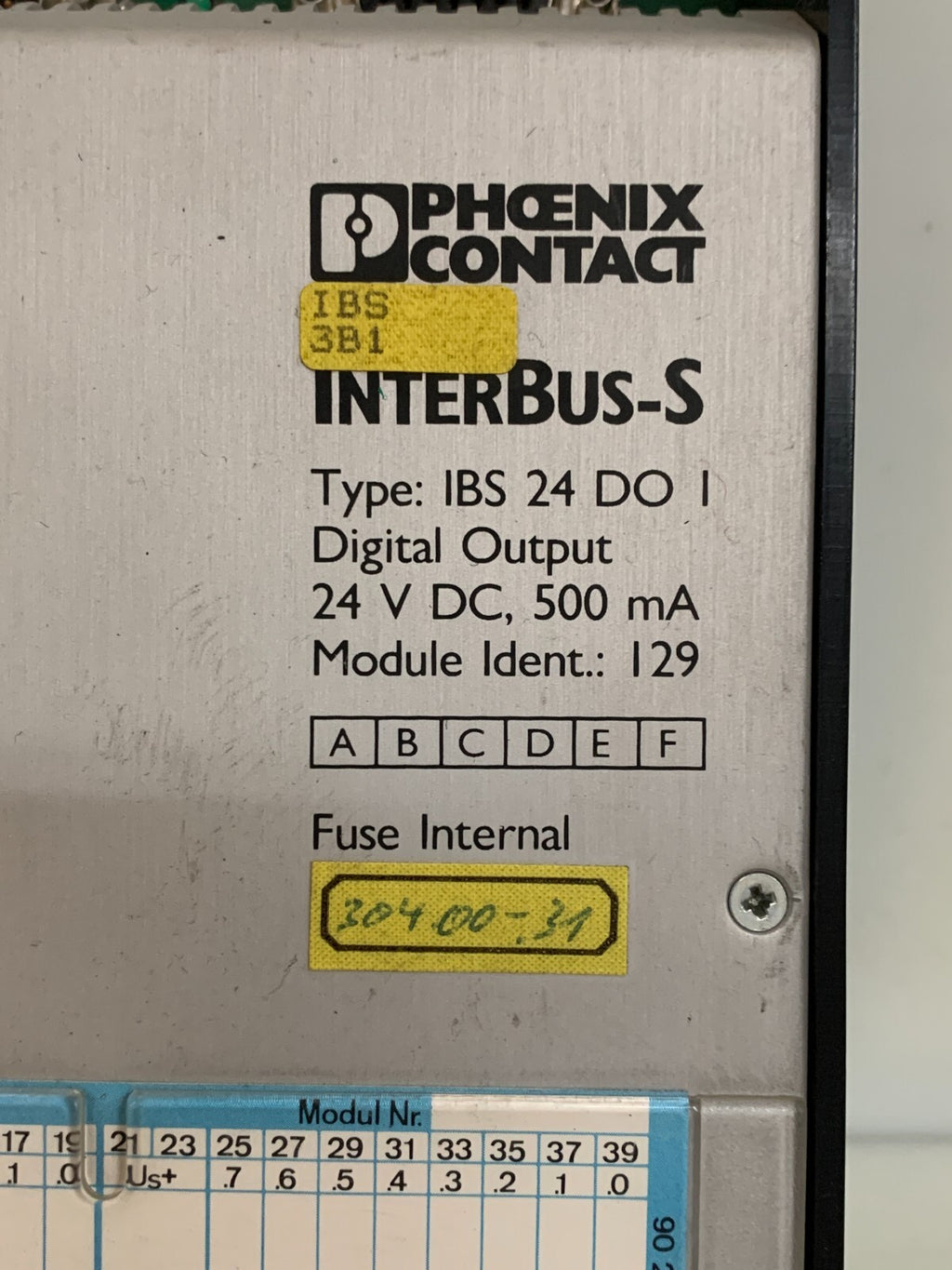 PHOENIX CONTACT IBS 24 DO I # 129