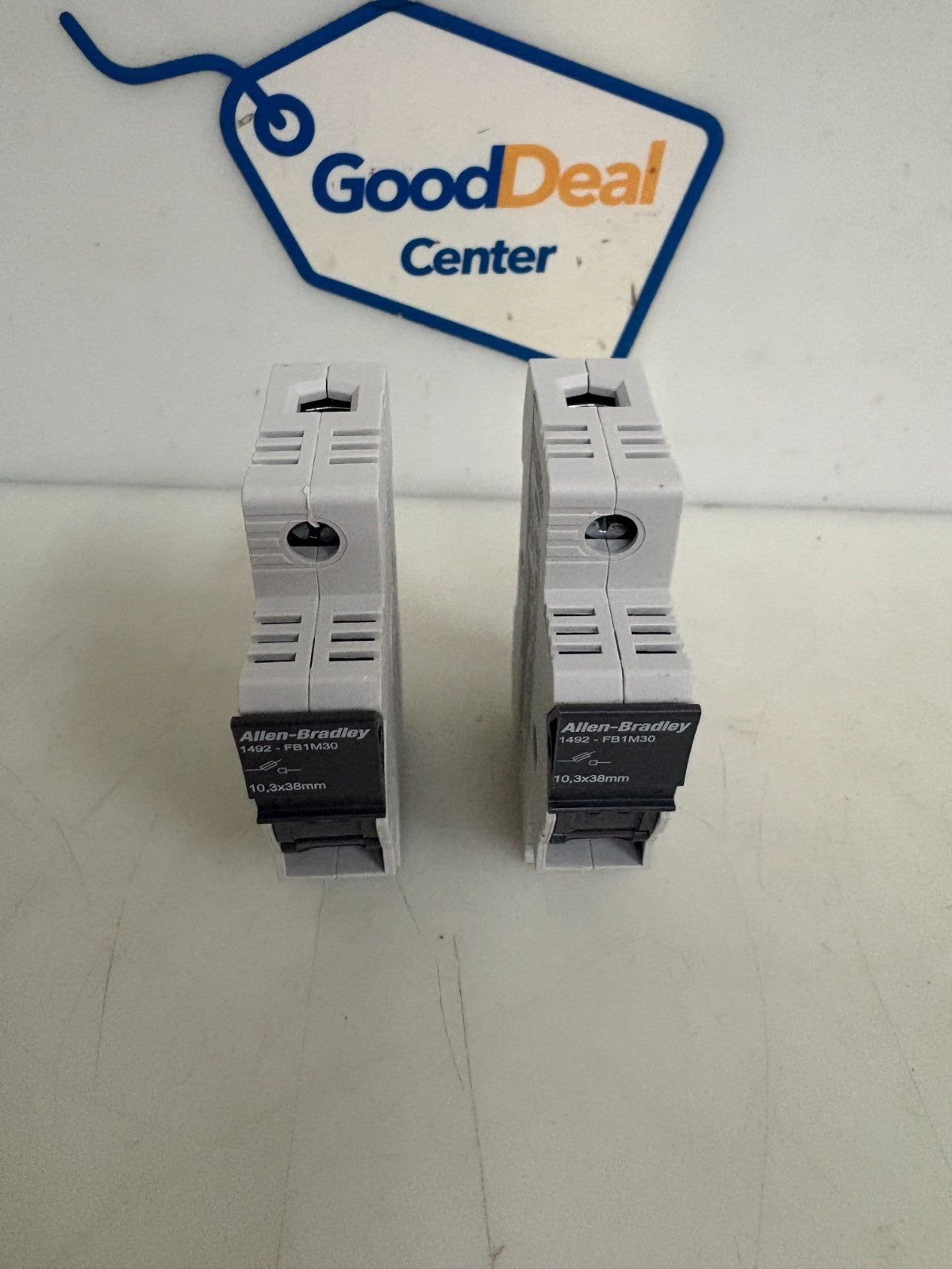 LOT OF 2 ALLEN BRADLEY FUSE HOLDER 1492-FB1M300