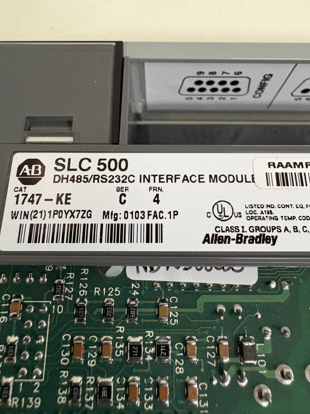 ALLEN BRADLEY PLC OUTPUT UNIT 1747KE 3