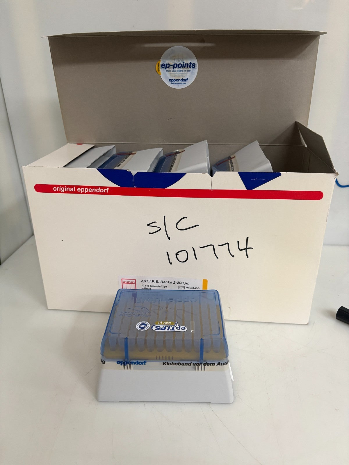 EPPENDORF EP T.I.P.S. RACKS 2-200UL 10X96 PER RACK IN BOX #0224919380