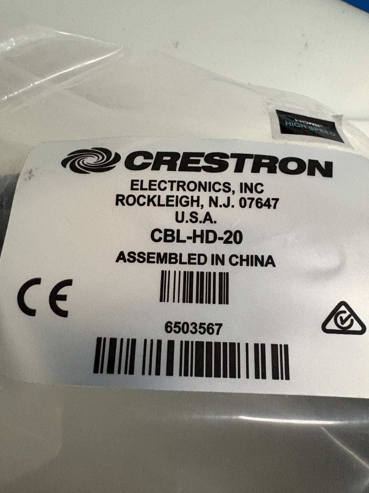 CRESTRON DIGITAL MEDIA ULTRA PATCH CABLE 50' W/BONUS HDMI CABLE CBL-HD-20