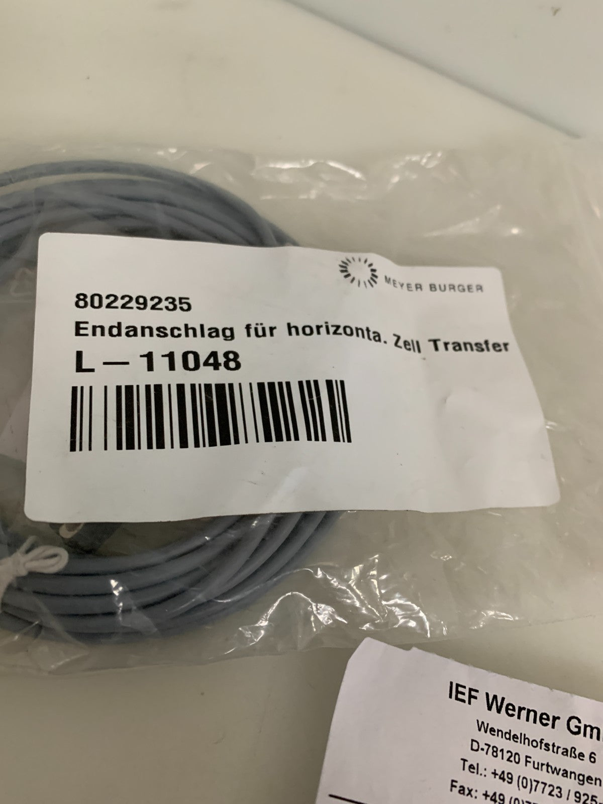 LOT OF 2  IEF WERNER PROXIMITY SWITCH 025165-H MEYER BURGER L-11048