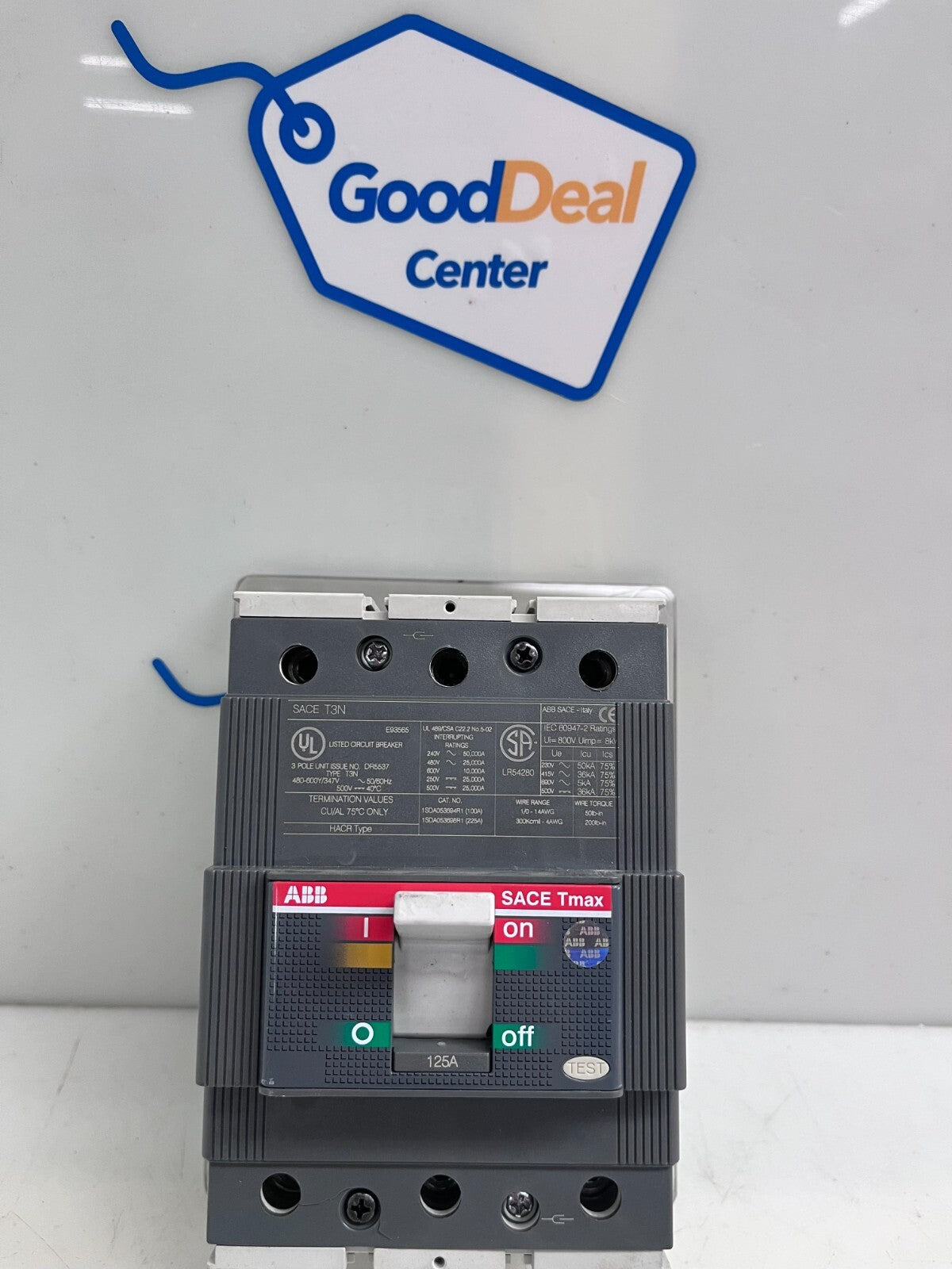 ABB Tmax SACET3N Circuit Breaker  E93565