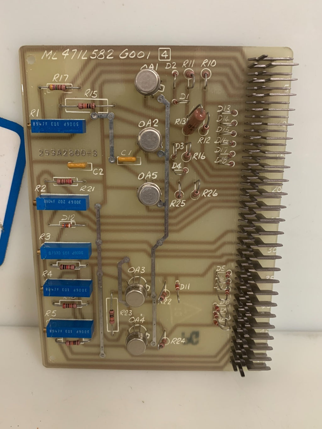 GENERAL ELECTRIC CIRCUIT BOARD ML471L582 G001 "4"