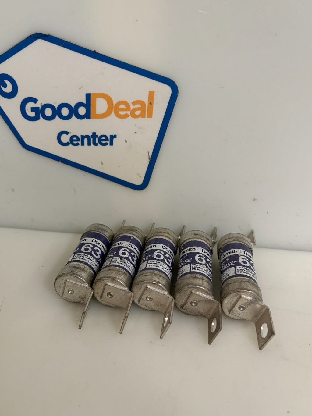 LOT OF 5 DORMAN SMITH 63 AMP FUSE BA0 630