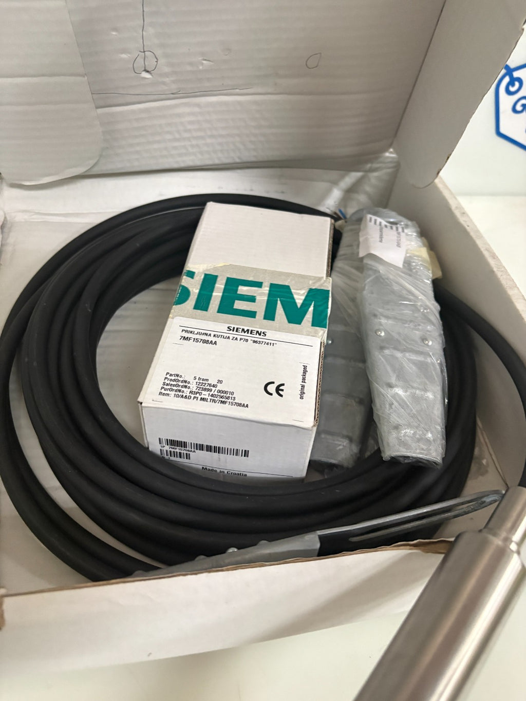 SIEMENS PRESSURE TRANSMITTER FOR LEVEL MEASUREMENT SITRANS P MPS 7MF15701KA01