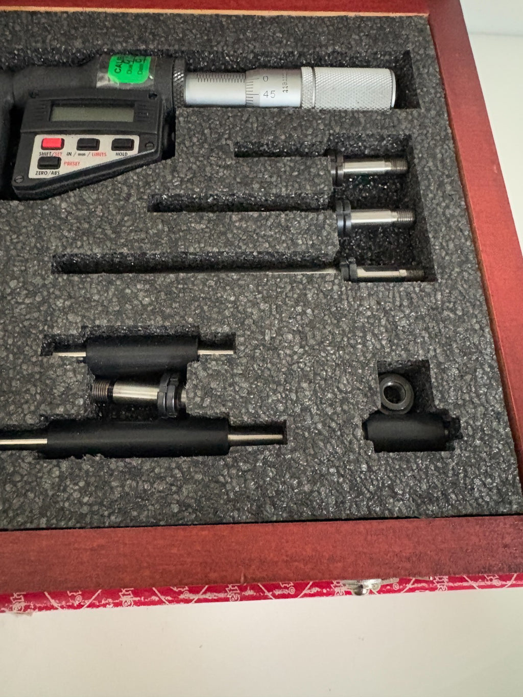 STARRETT ELECTRONIC INTERCHANGEABLE ANVIL MICROMETER 714 MEAAFLZ