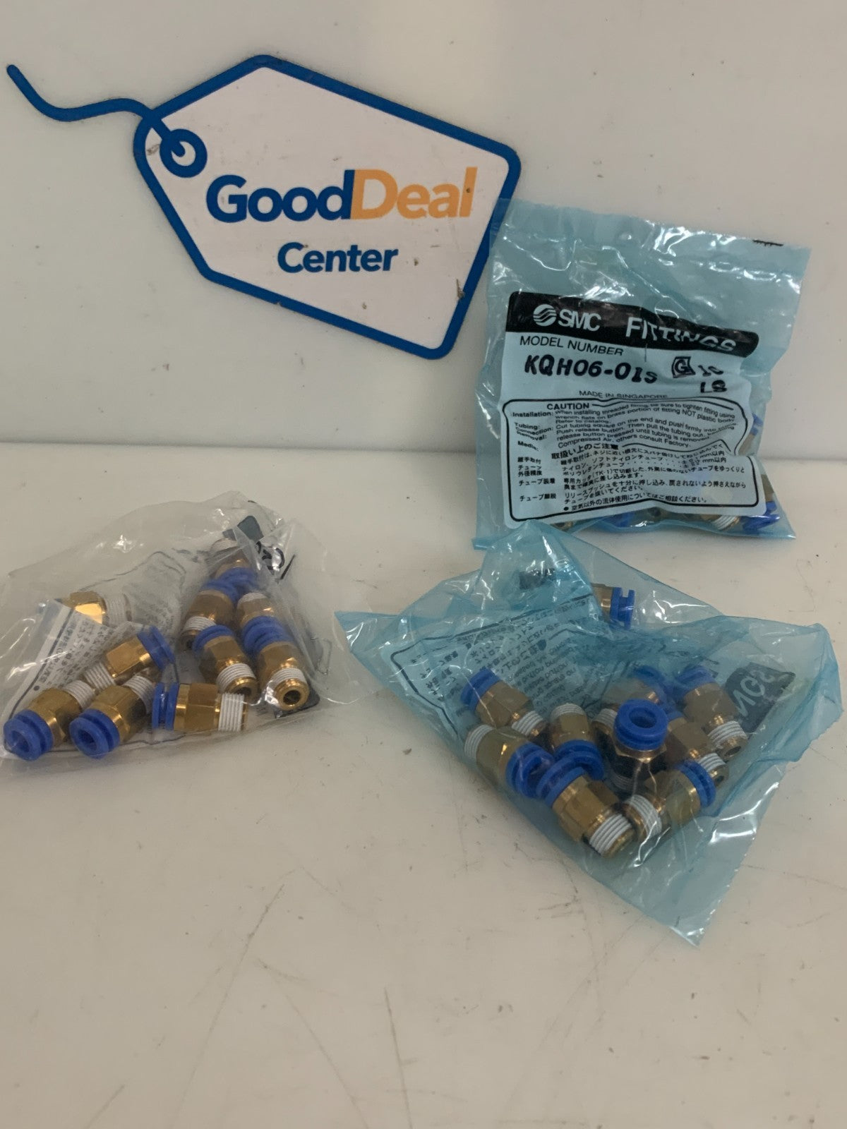 2 LOTS SMC GAZ FITTING KQH 06-01S