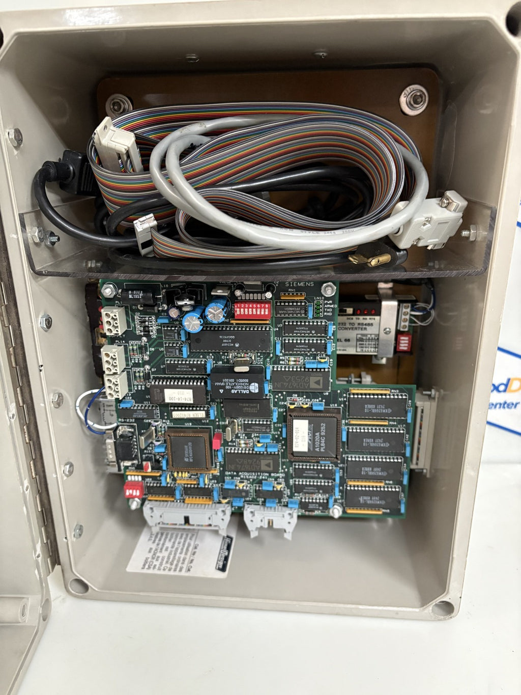 SIEMENS AC DRIVES DATA ACQUISITION BOARD COMPLETE WITH CABLES, POWER CORD