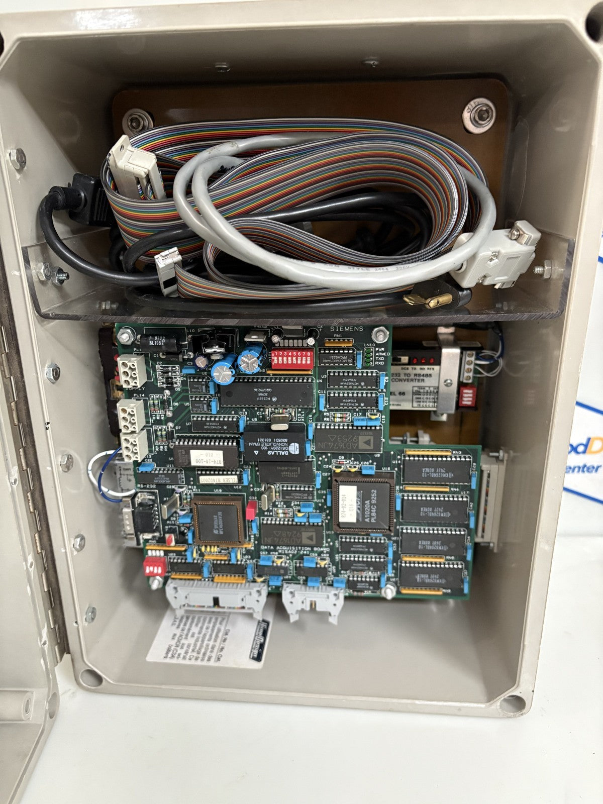 SIEMENS AC DRIVES DATA ACQUISITION BOARD COMPLETE WITH CABLES, POWER CORD
