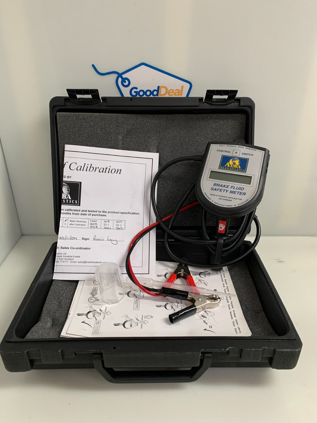 ALBA DIAGNOSTICS  ALB1100  Brake Fluid Safety Meter