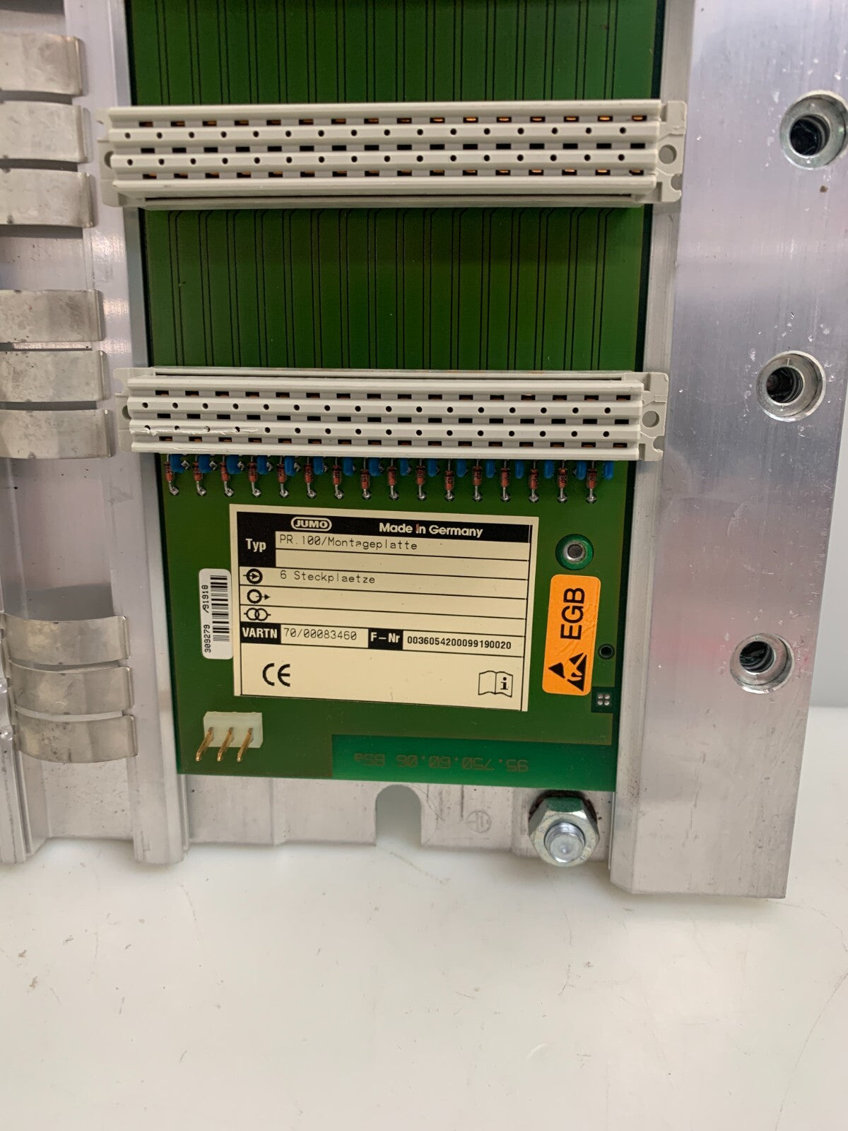 JUMO PLC PR-100  Base Plate  (For PRF-100)