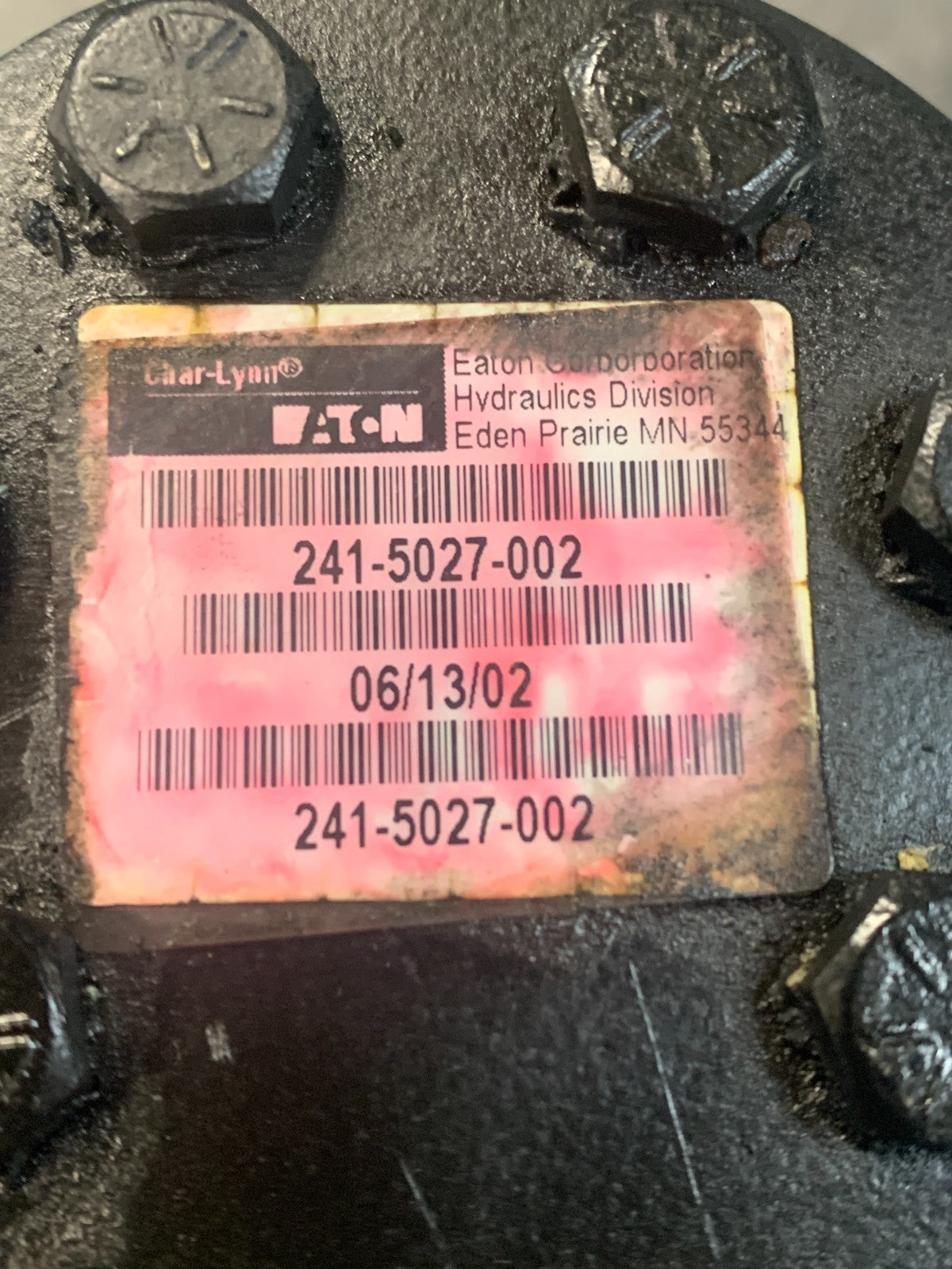CHAR-LYNN HYDRAULIC MOTOR 241-5027-0023