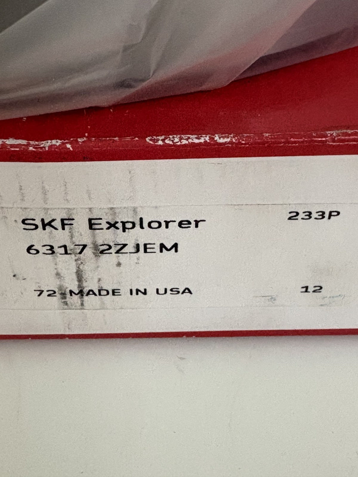 SKF SINGLE ROW ANGULAR CONTACT BALL BEARING SKF 7317 BECBY