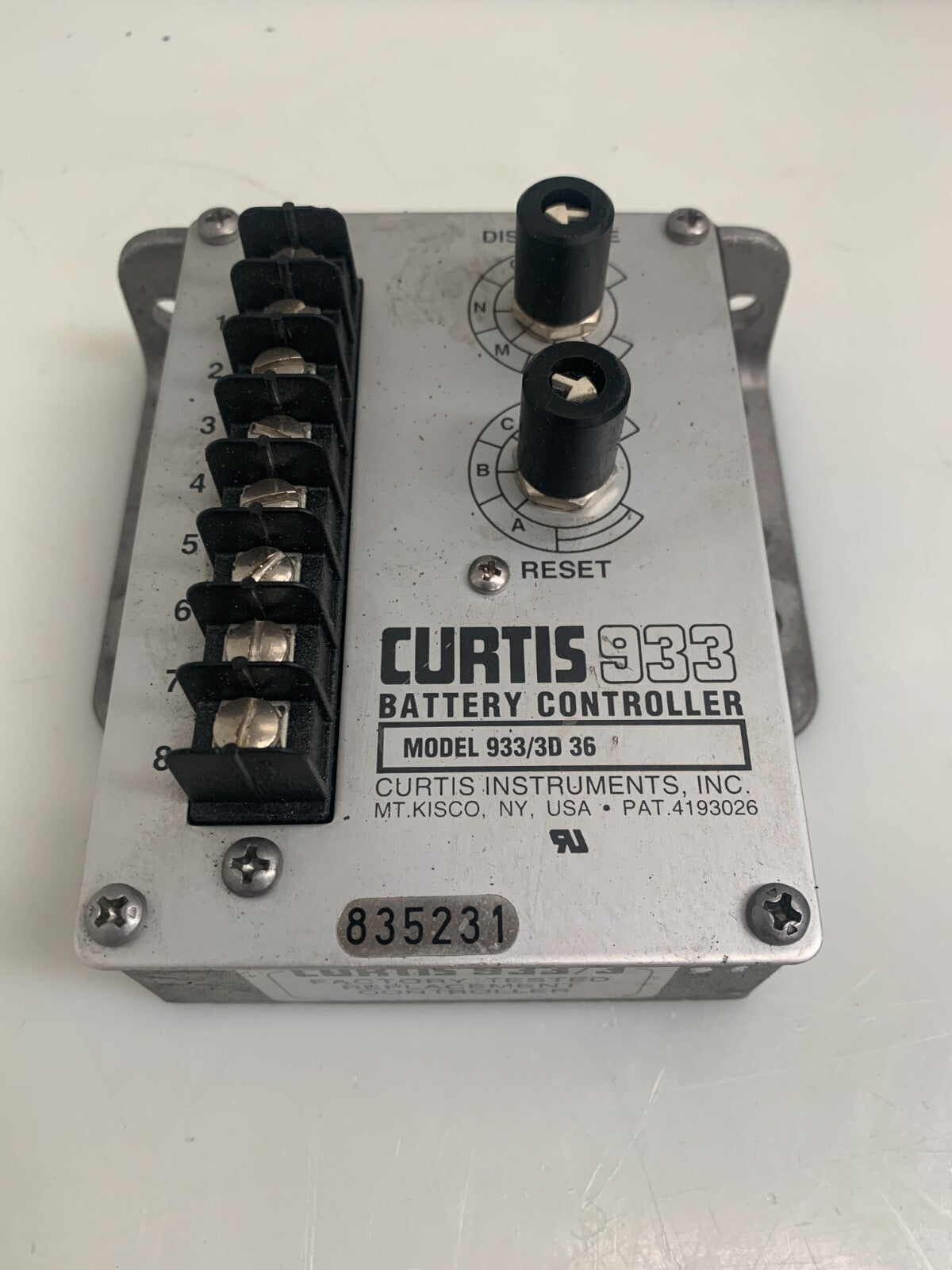 CURTIS INSTRUMENTS 933 Battery Controller 933/3D36 9333D362