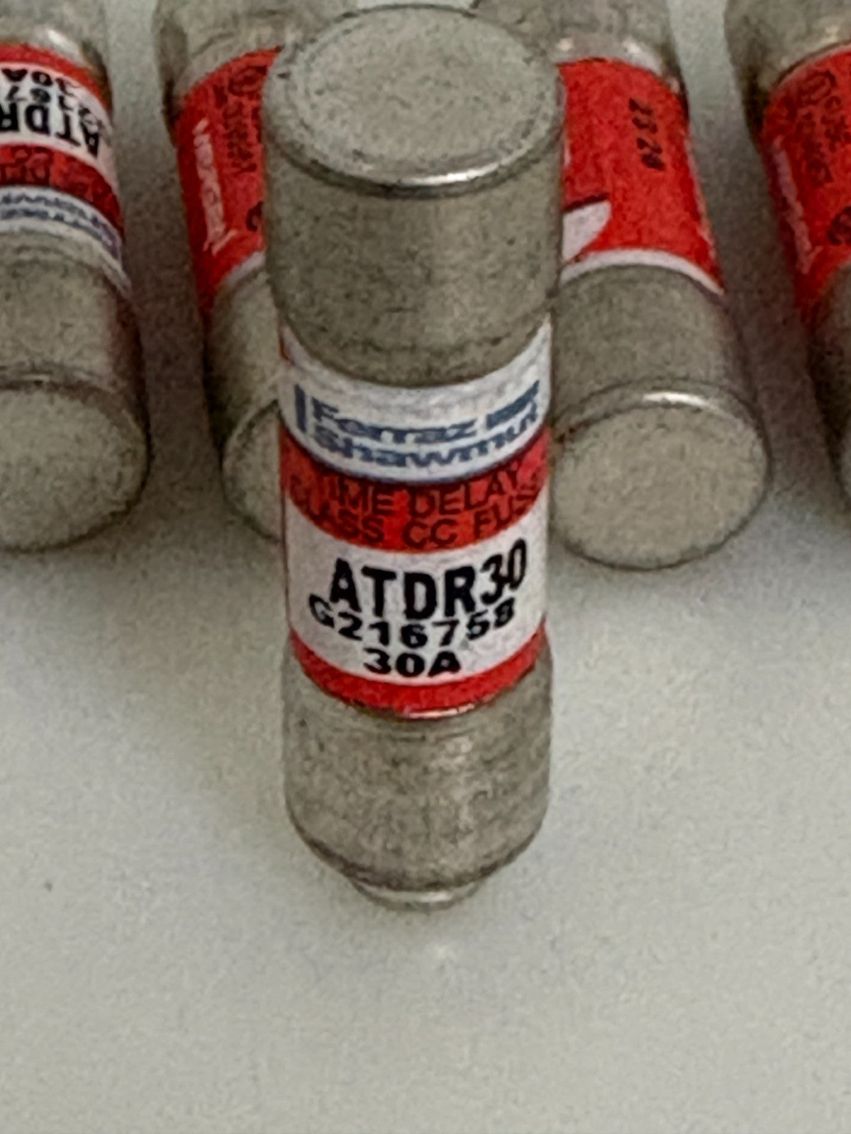 LOT OF 9 FERRAZ SHAWMUT ATDR-30 AMP TRAP TIME DELAY FUSE 30 AMP2
