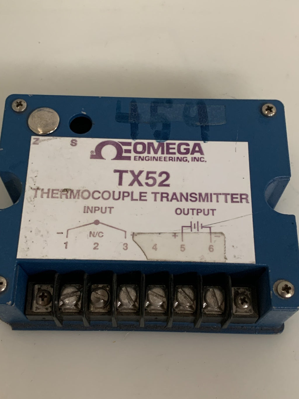 OMEGA THERMOCOUPLE TRANSMITTER TX52