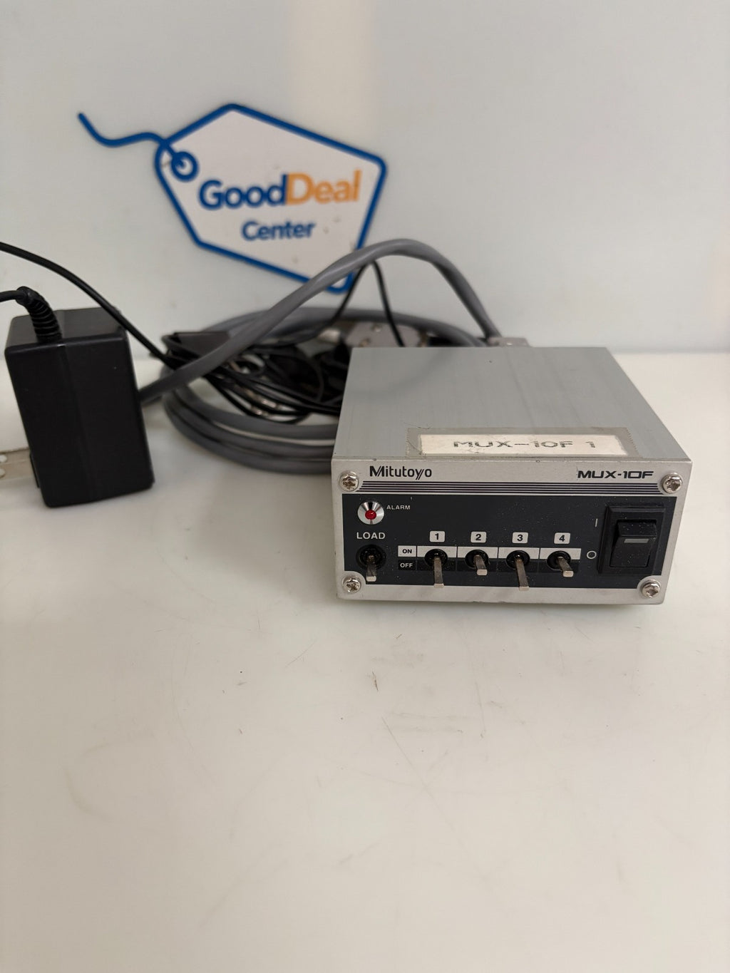 MITUTOYO MULTIPLEXER MUX-10F 264-002 W/POWER SUPPLY AND CABLE