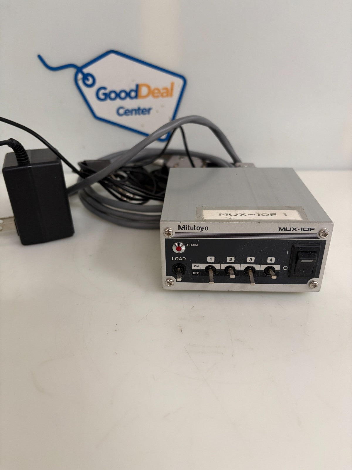MITUTOYO MULTIPLEXER MUX-10F 264-002 W/POWER SUPPLY AND CABLE