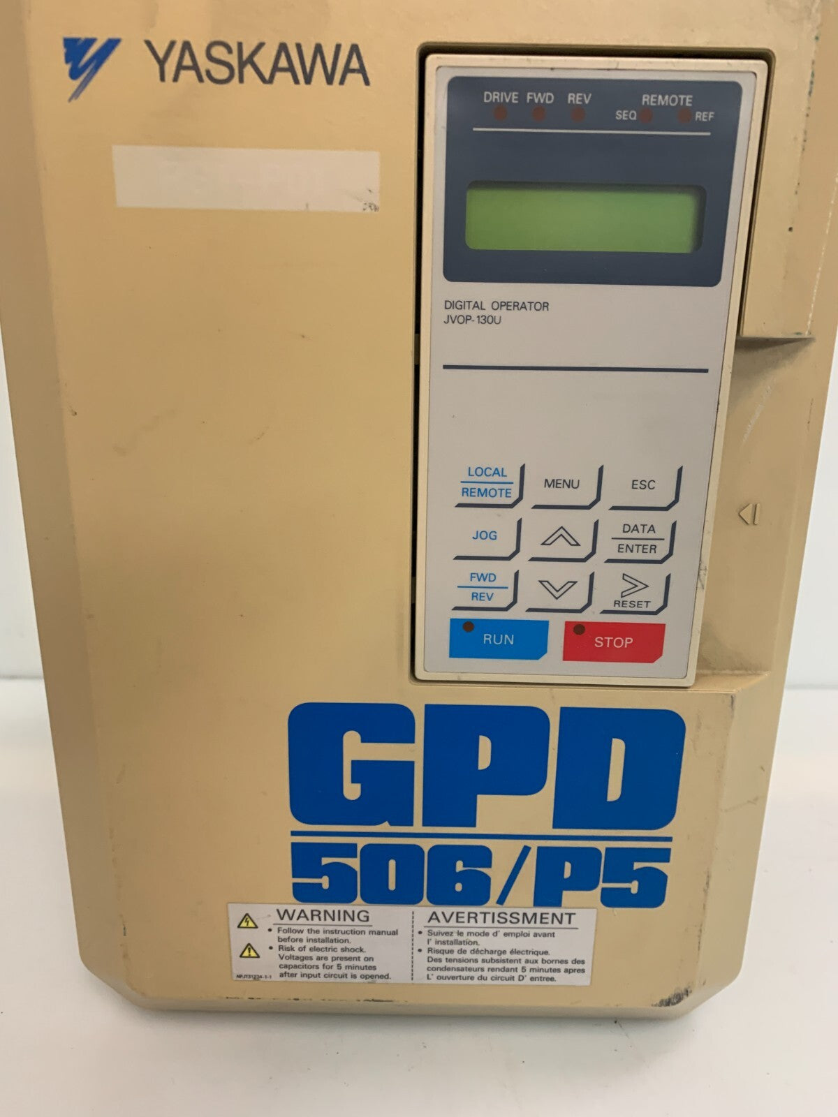 YASKAWA SERVO DRIVE GPD 506/P CIMR-P5M53P7