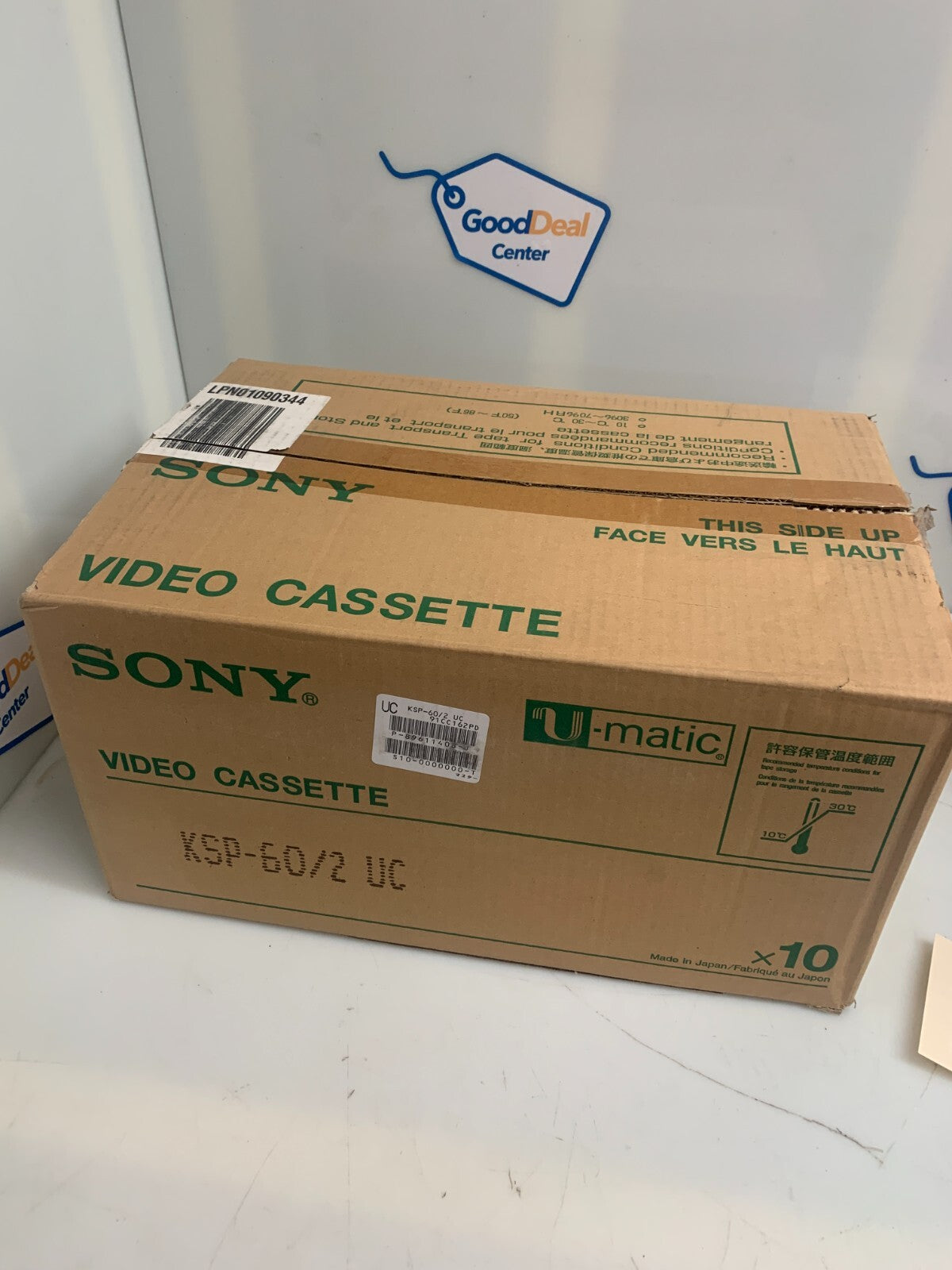 SONY KSP-60/2 UC SP Recording Broadcast Tape Cassette (Case of 10)2