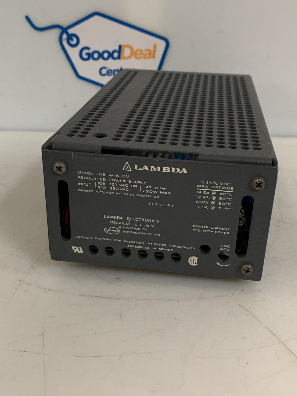 LAMBDA POWER SUPPLY LNS-W-5-OV