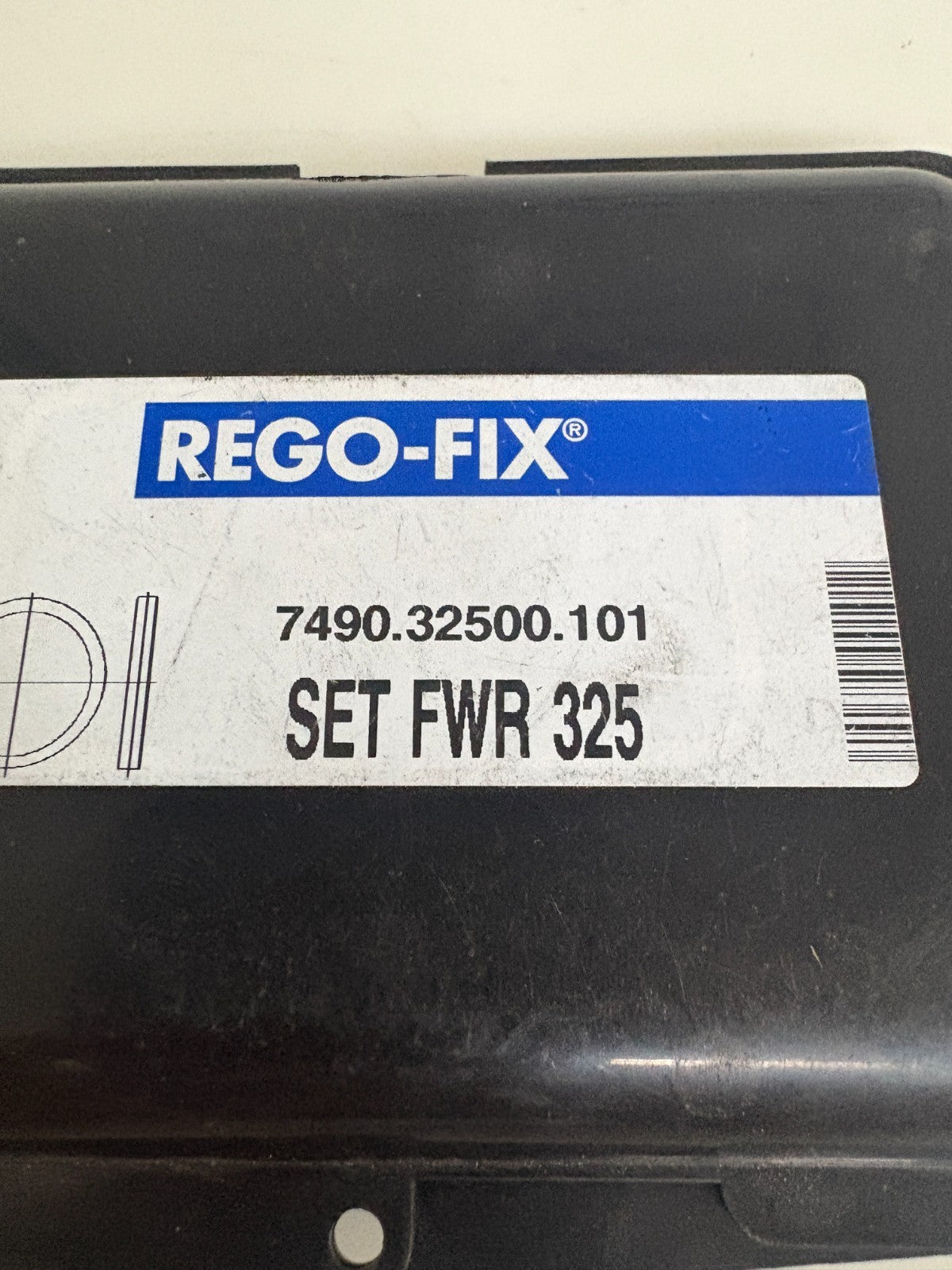REGO-FIX SET UP RINGS SET 7490.32500.101 SET FWR 325