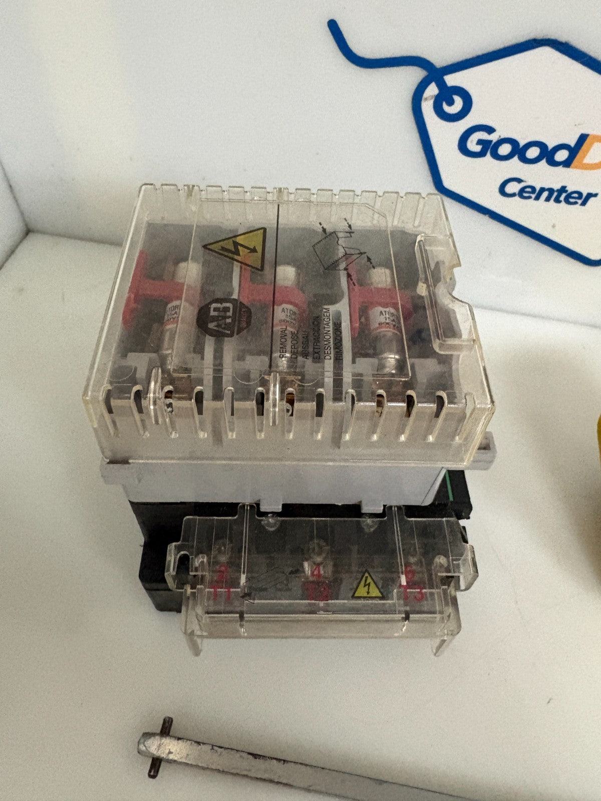 ALLEN BRADLEY DISCONNECT SWITCH 194R-NC030P3 B W/194R-HS4E A HANDLE1