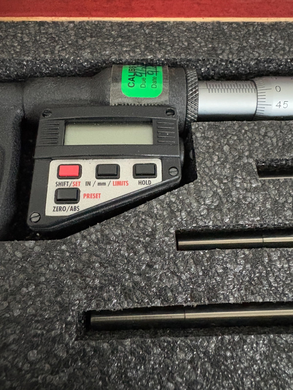 STARRETT ELECTRONIC INTERCHANGEABLE ANVIL MICROMETER 714 MEAAFLZ