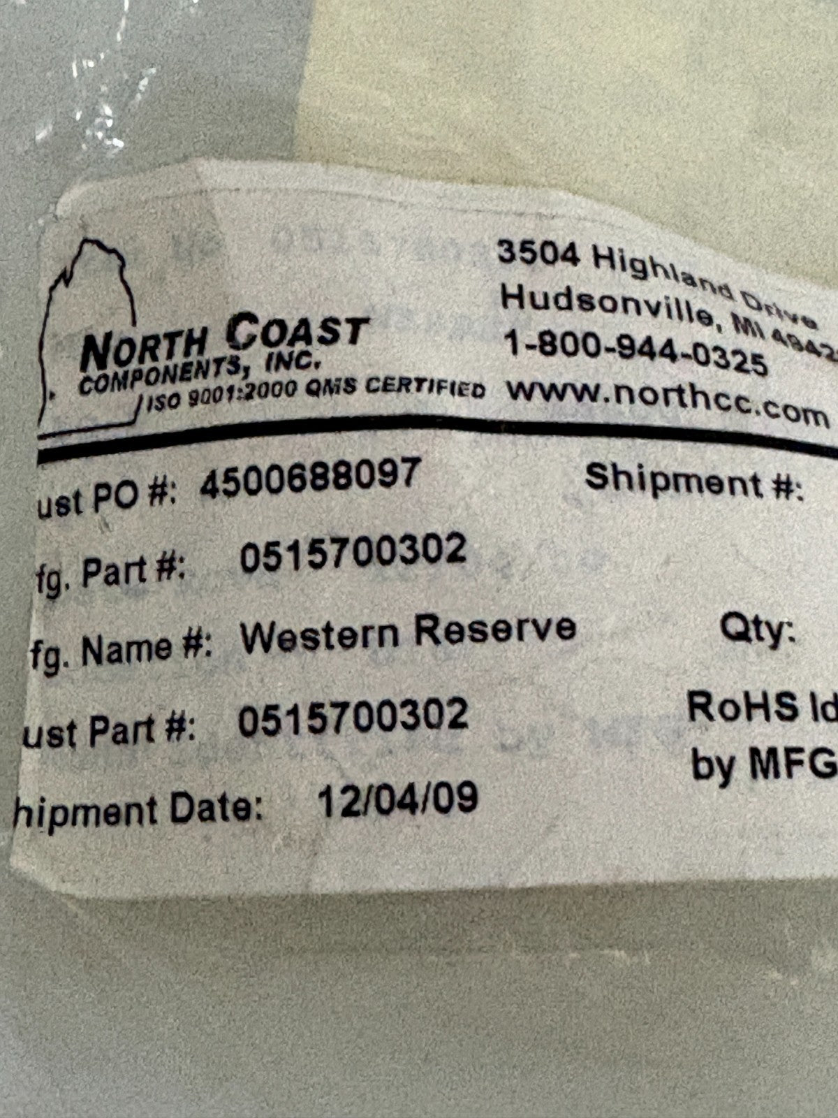 WRC SOLID STATE RELAY 1781-0B5Q4